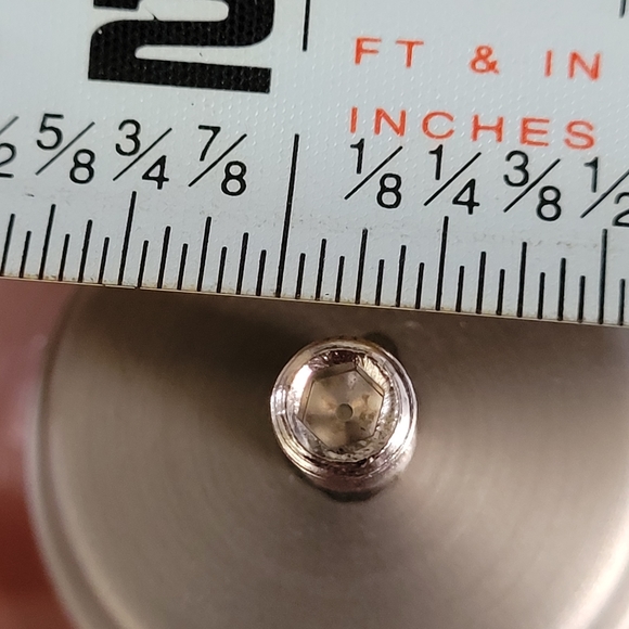 COPY 1 - Pottery Barn Glass Ball Finials Pewter Large 2.75" dia x 3.25" h - Picture 7 of 9